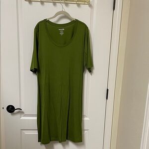 Wool& XXL Chloe Moss Green Sheath Dress